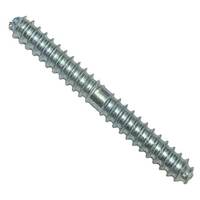 3/16" X 1-1/2" Dowel Screw, Carbon Steel, Zinc